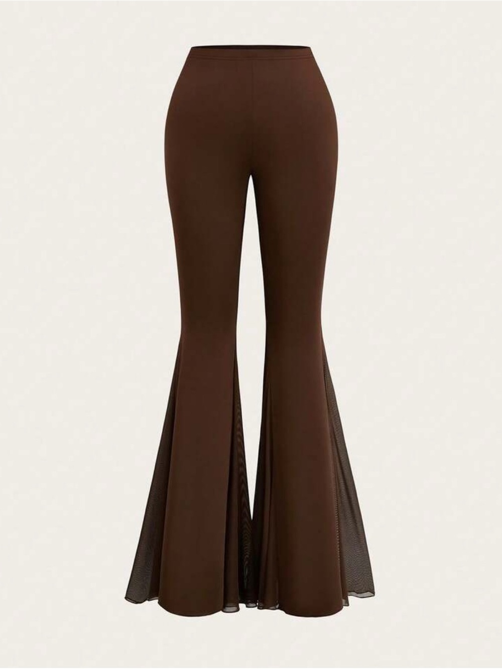 NWOT Dark Brown Wide Leg Palazzo Pants